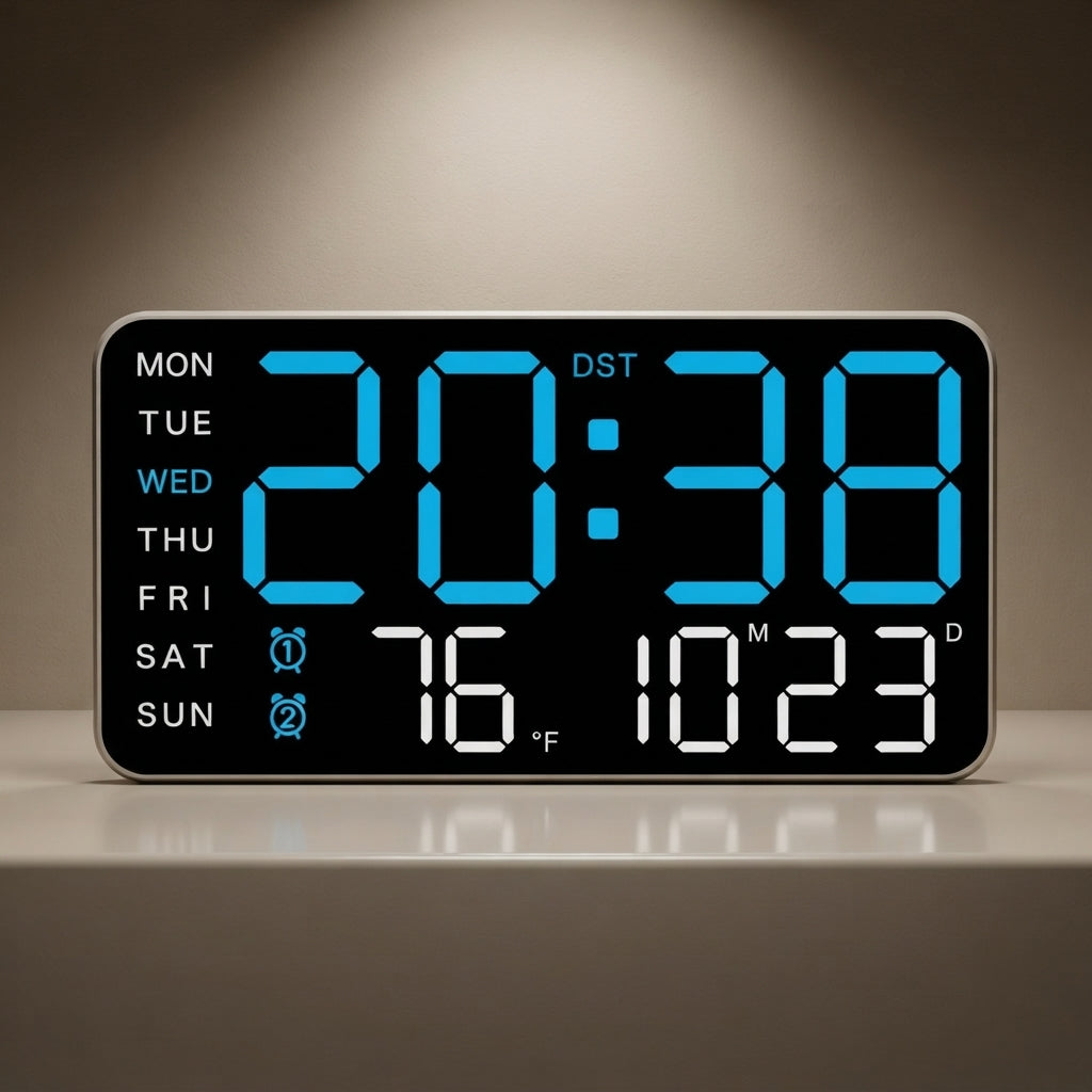 SmartGlow Digital Clock