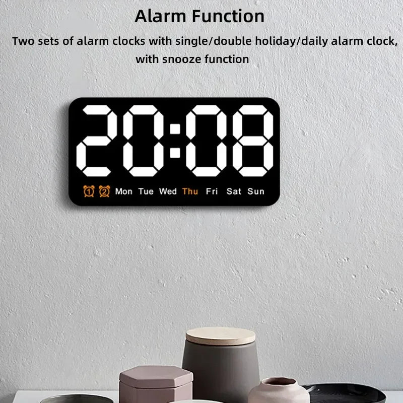 Voice Activated Large Screen Digital Clock