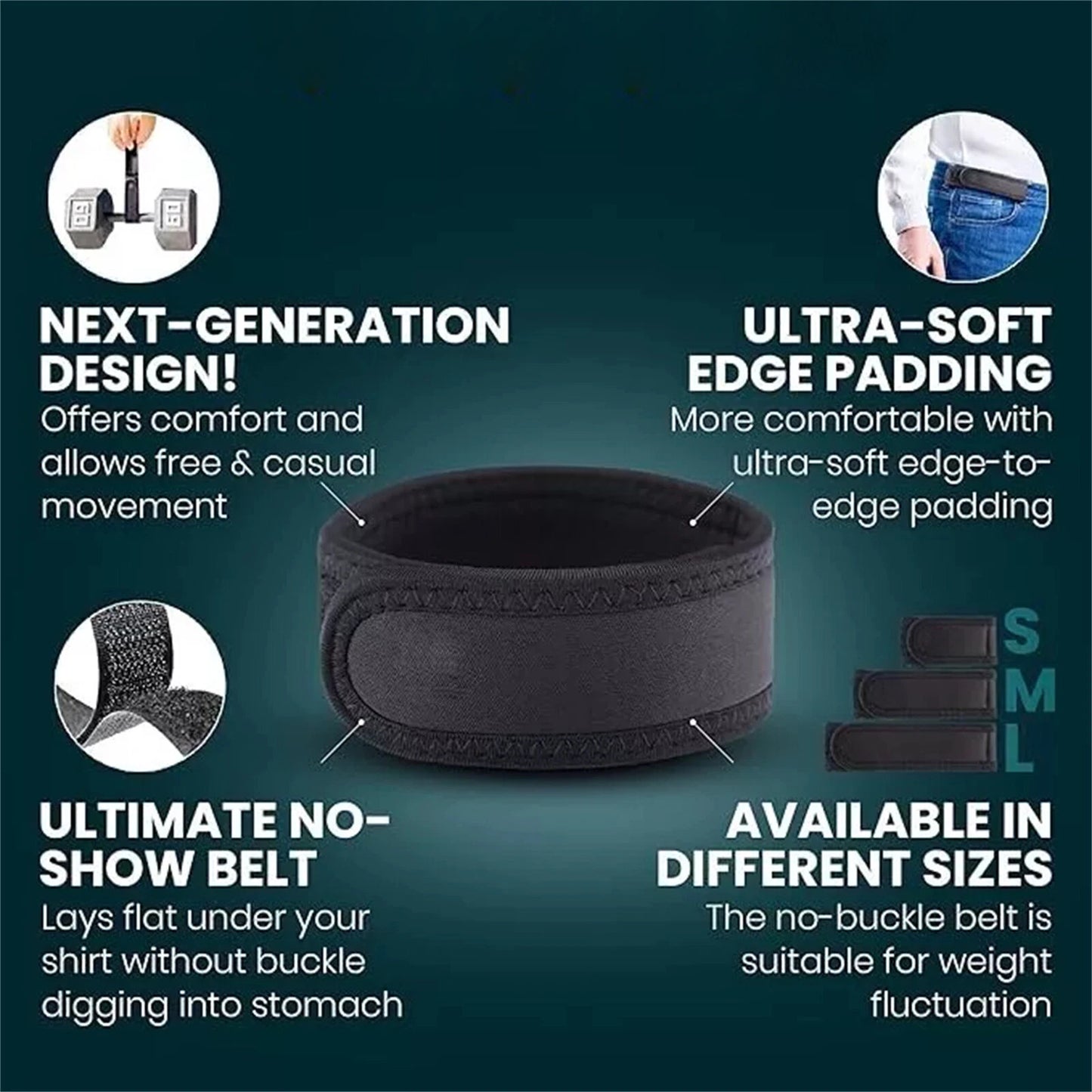 No-Buckle Comfort Belt