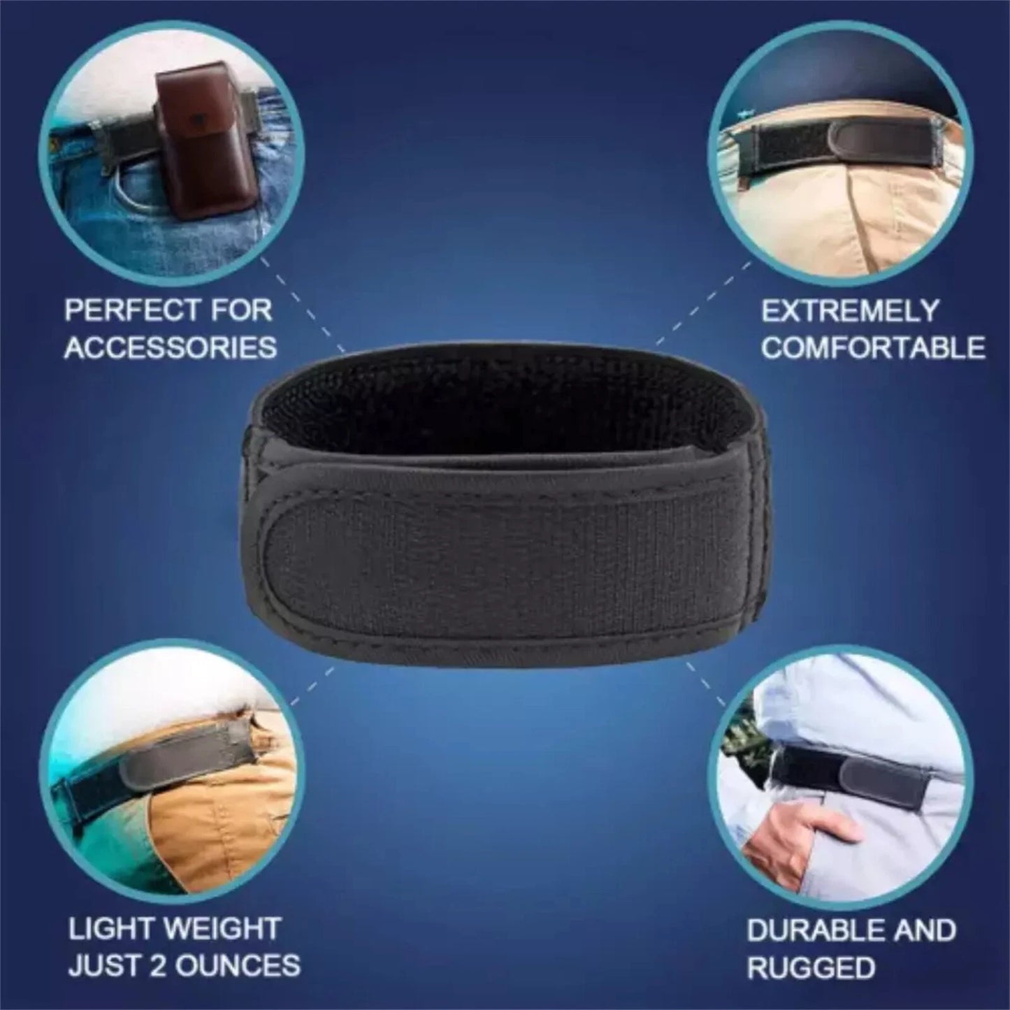 No-Buckle Comfort Belt