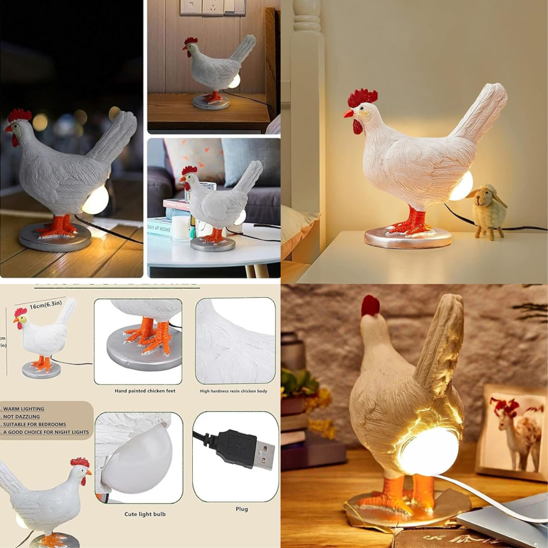 LED Charming Chicken Lamp