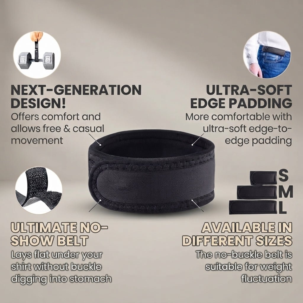No-Buckle Comfort Belt