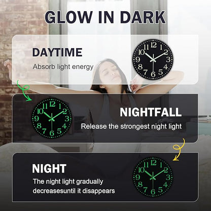 12-Inch Glow Wall Clock