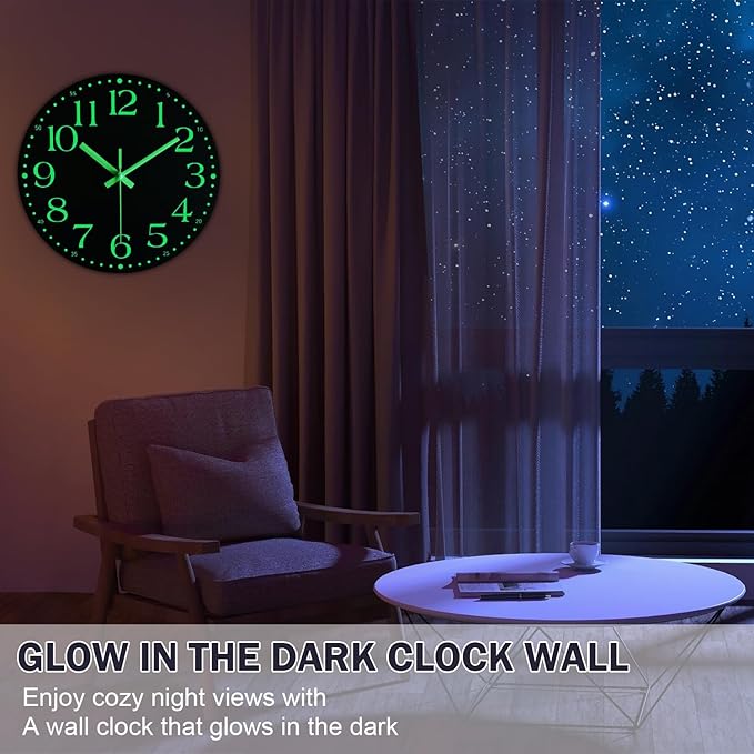 12-Inch Glow Wall Clock