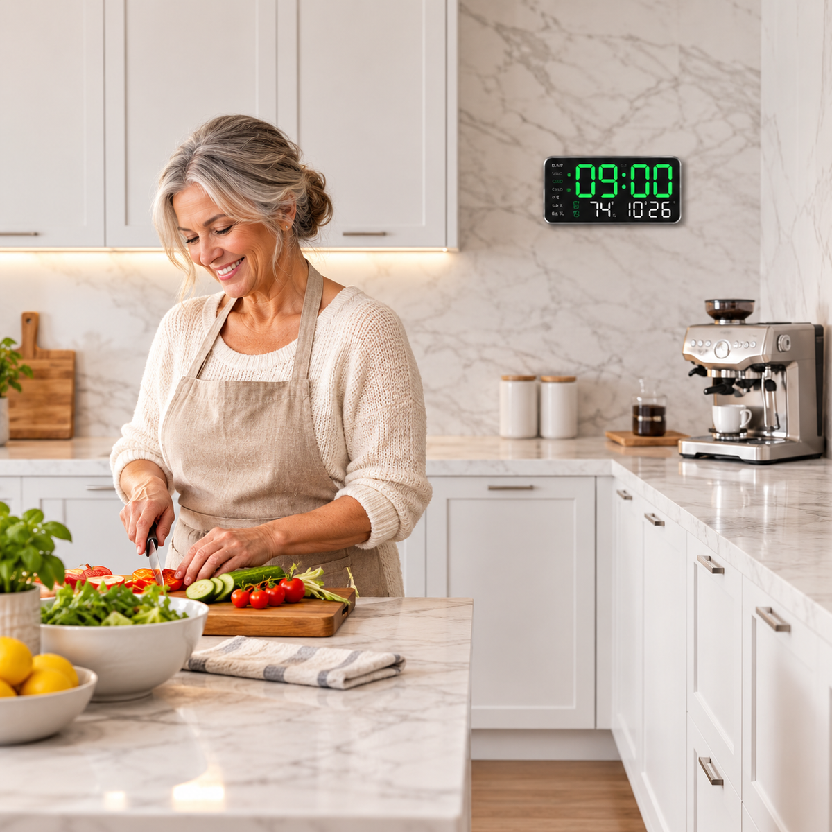 SmartGlow Digital Clock