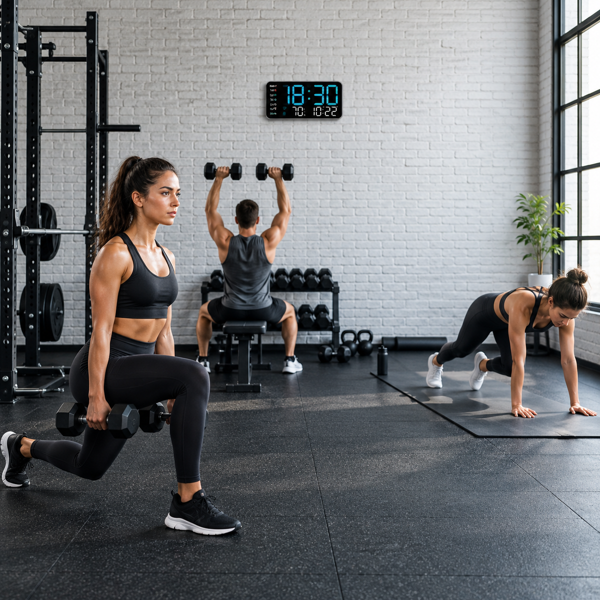 SmartGlow Digital Clock