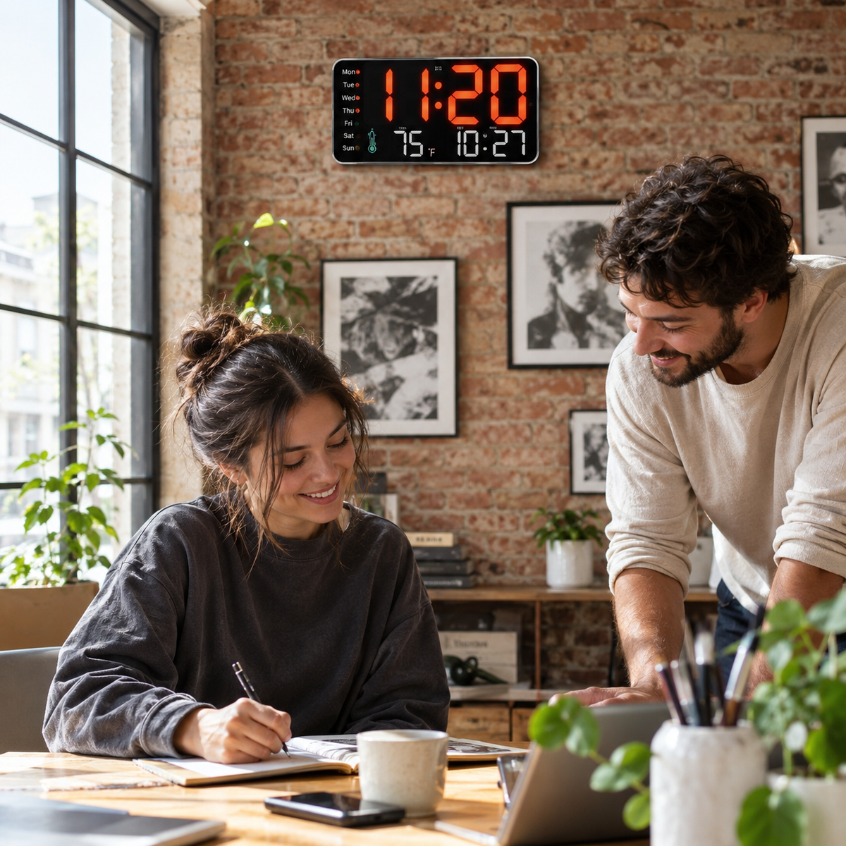 SmartGlow Digital Clock