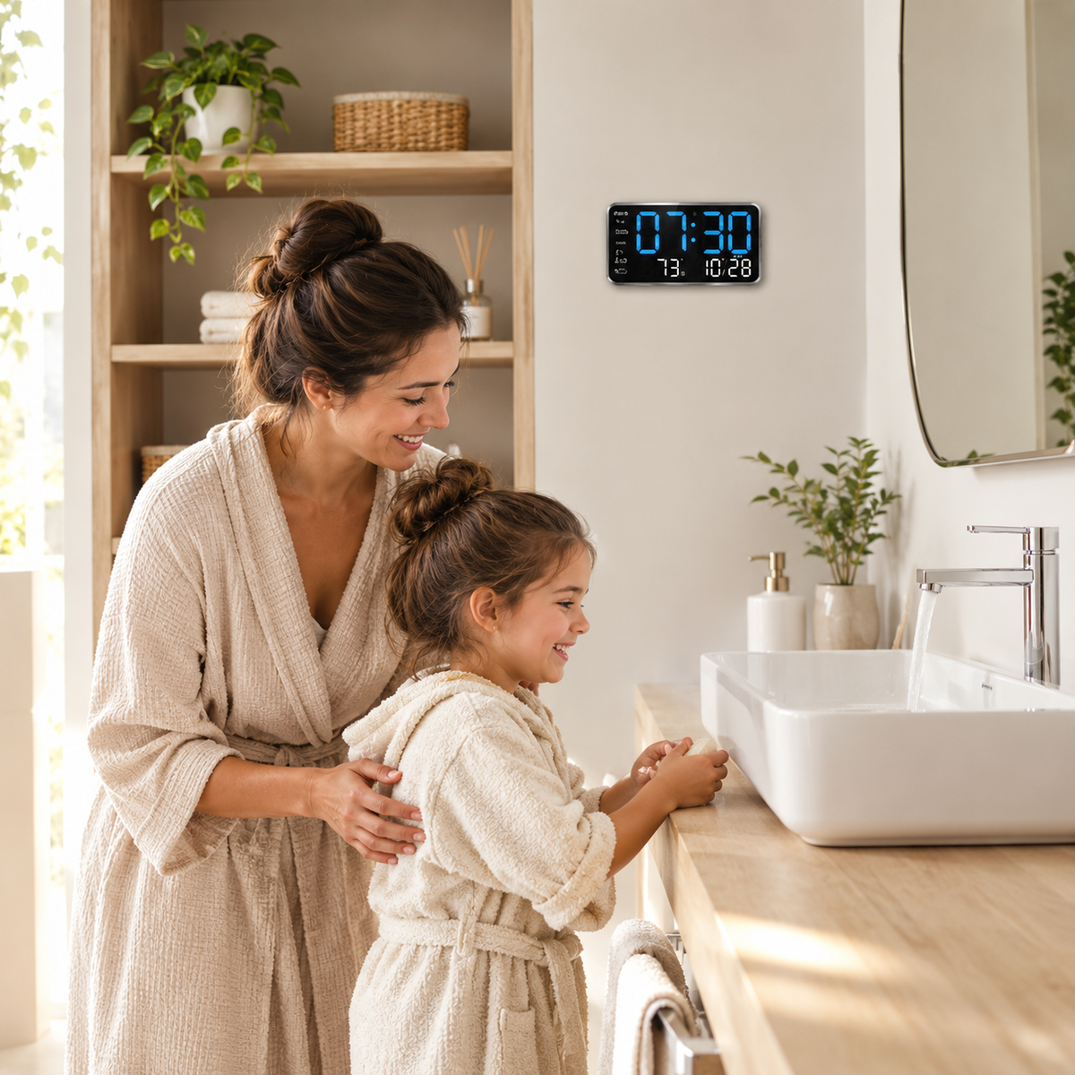 SmartGlow Digital Clock