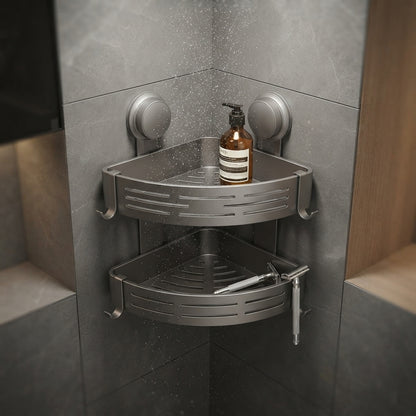 Space Saving Bathroom Corner Shelf